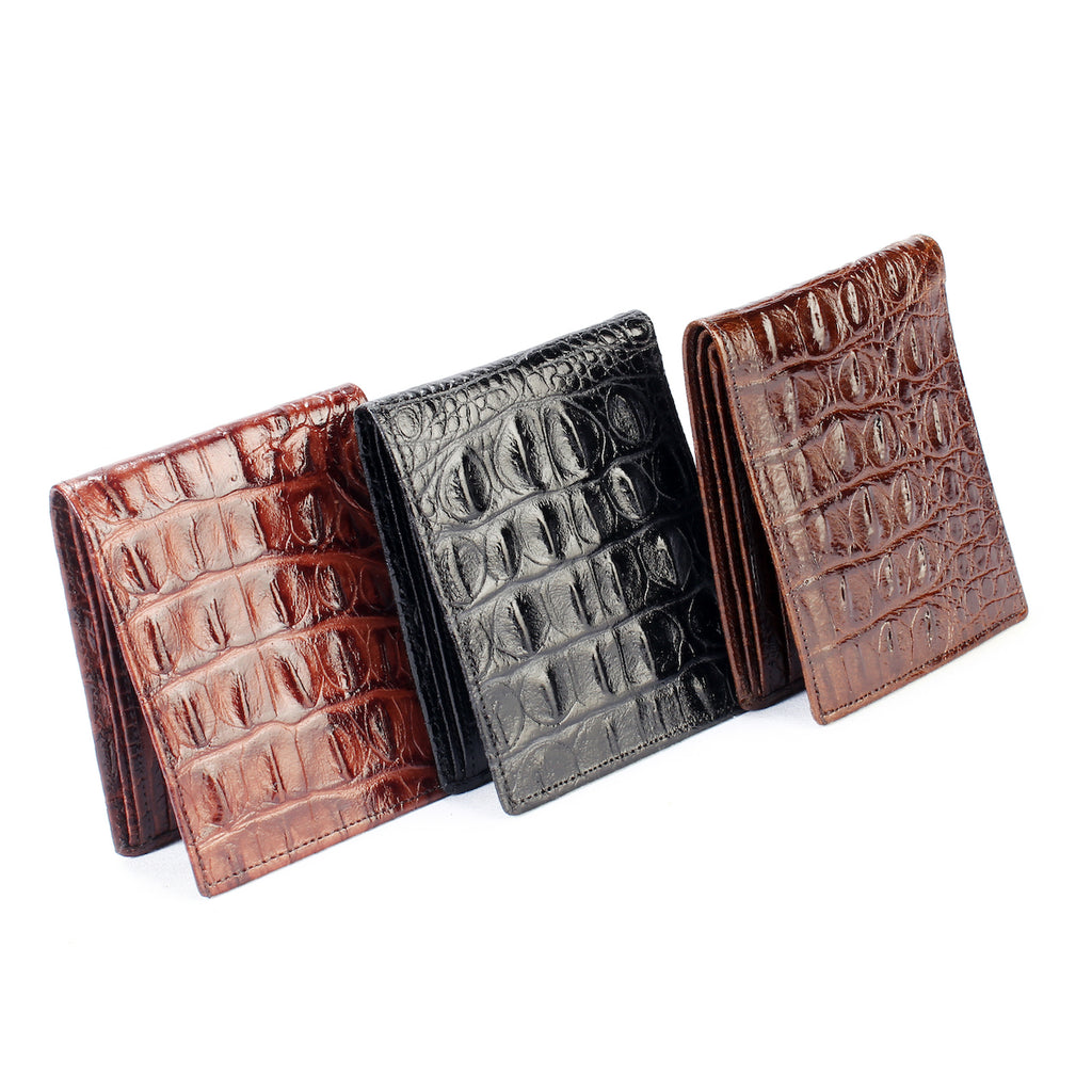 alligator leather wallet