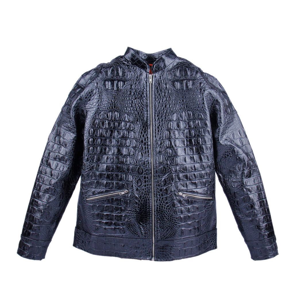 black crocodile jacket