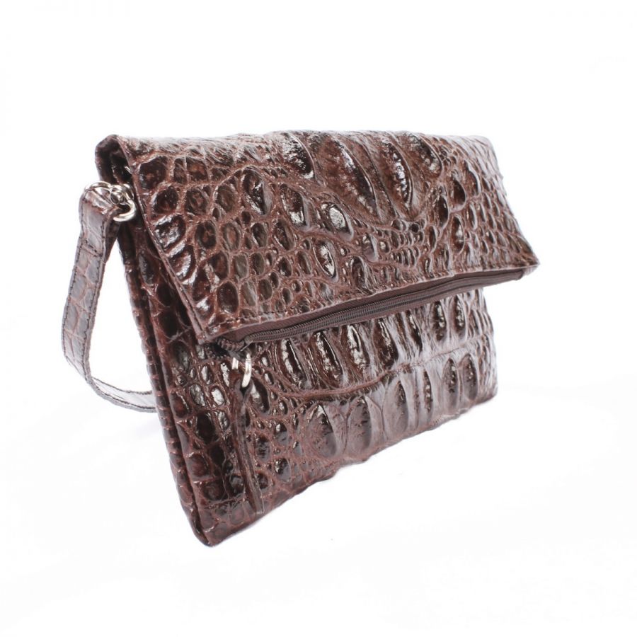 Dark Brown West Clutch & Cross Body Bag