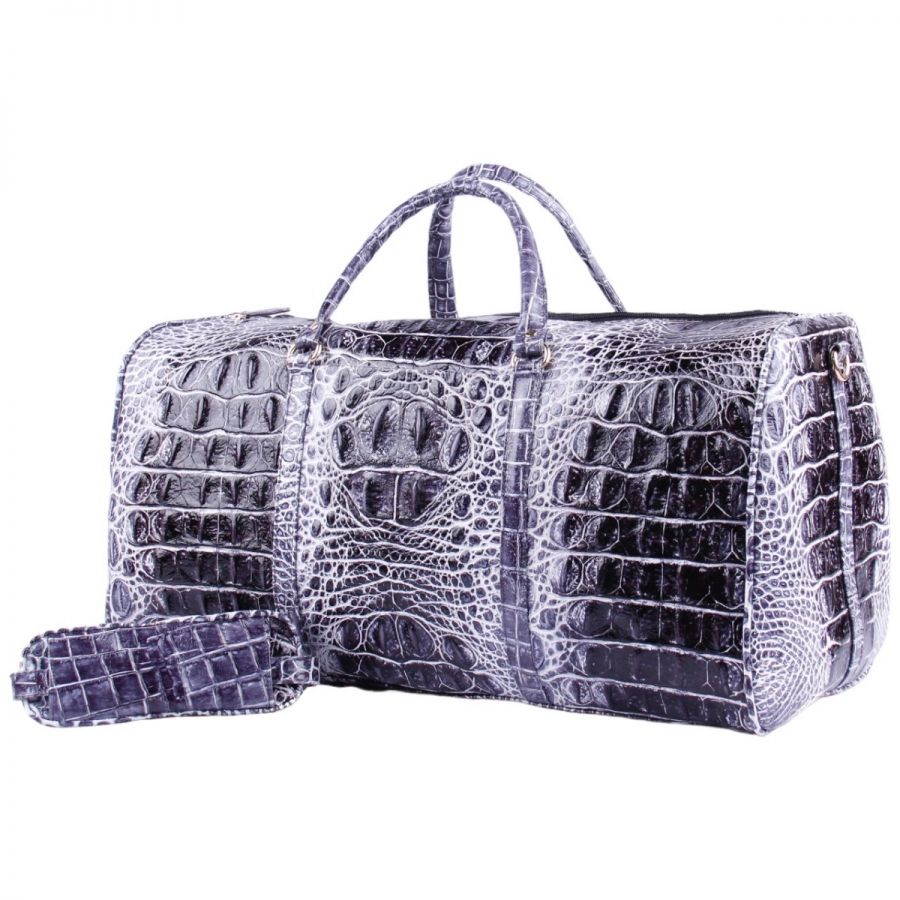 Crocodile Leather Voyage Carry On Bag