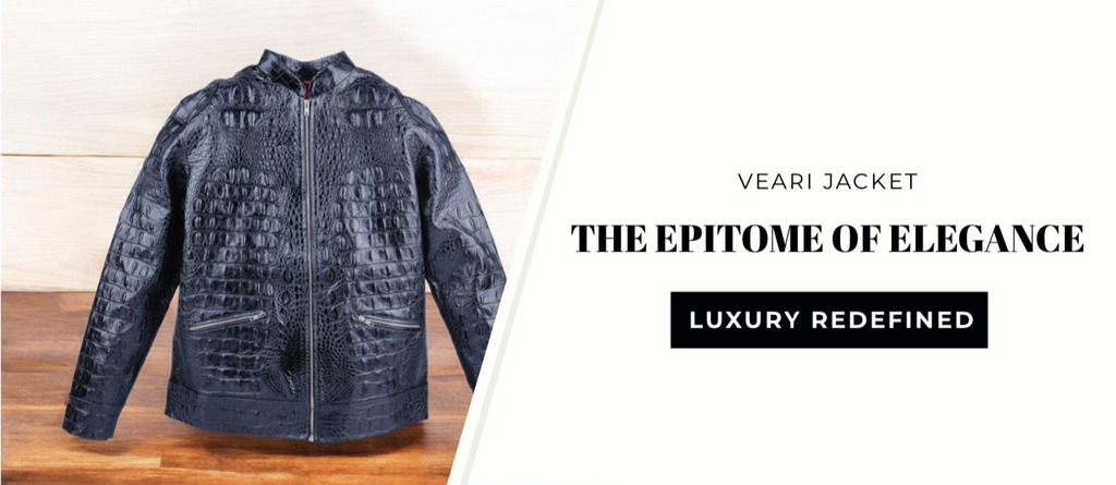 Crocodile GLD Jacket - The Epitome of Elegance: Luxury Redefined