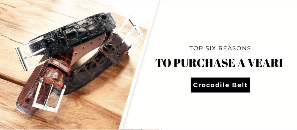 Top Six Reasons To Purchase A VEARI Crocodile Belt