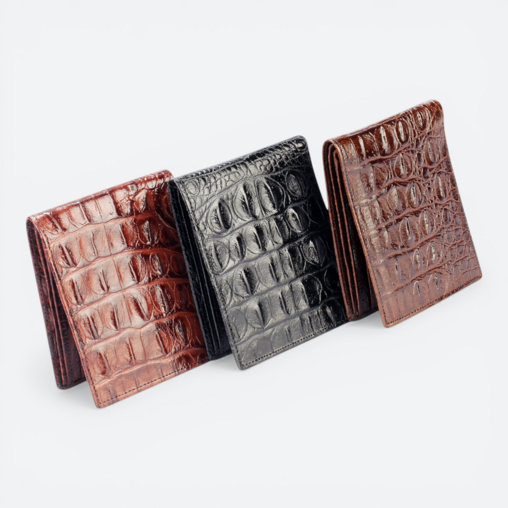 alligator leather wallet
