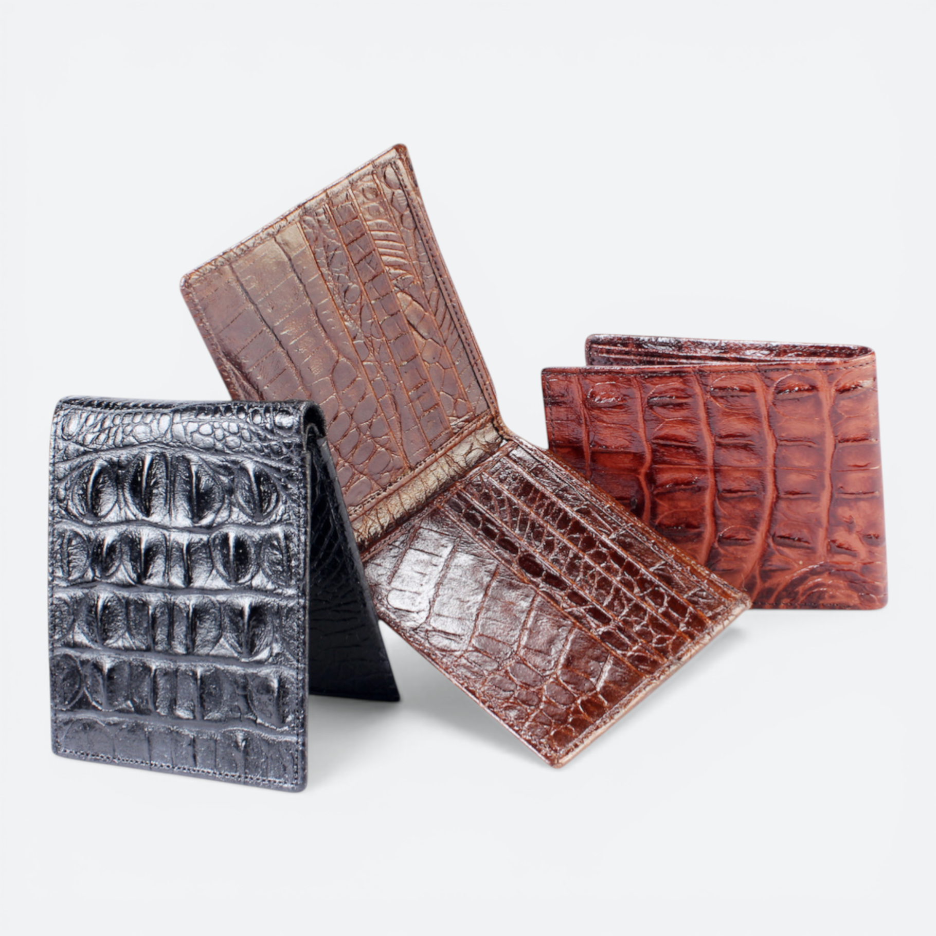 Handcrafted Crocodile Leather Wallet for Men | VEARI