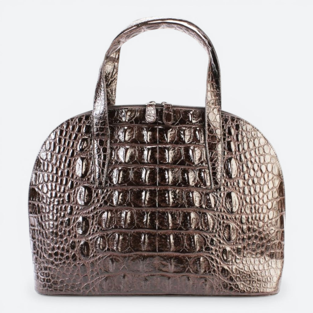 Dark Brown American Carryall Medium Satchel