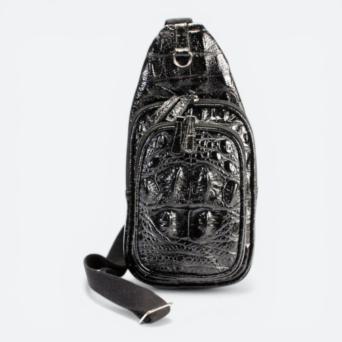asos backpack in navy faux leather with crocodile effect Modern Picnic The embossed leather Crocodile Backpack Archives - THE