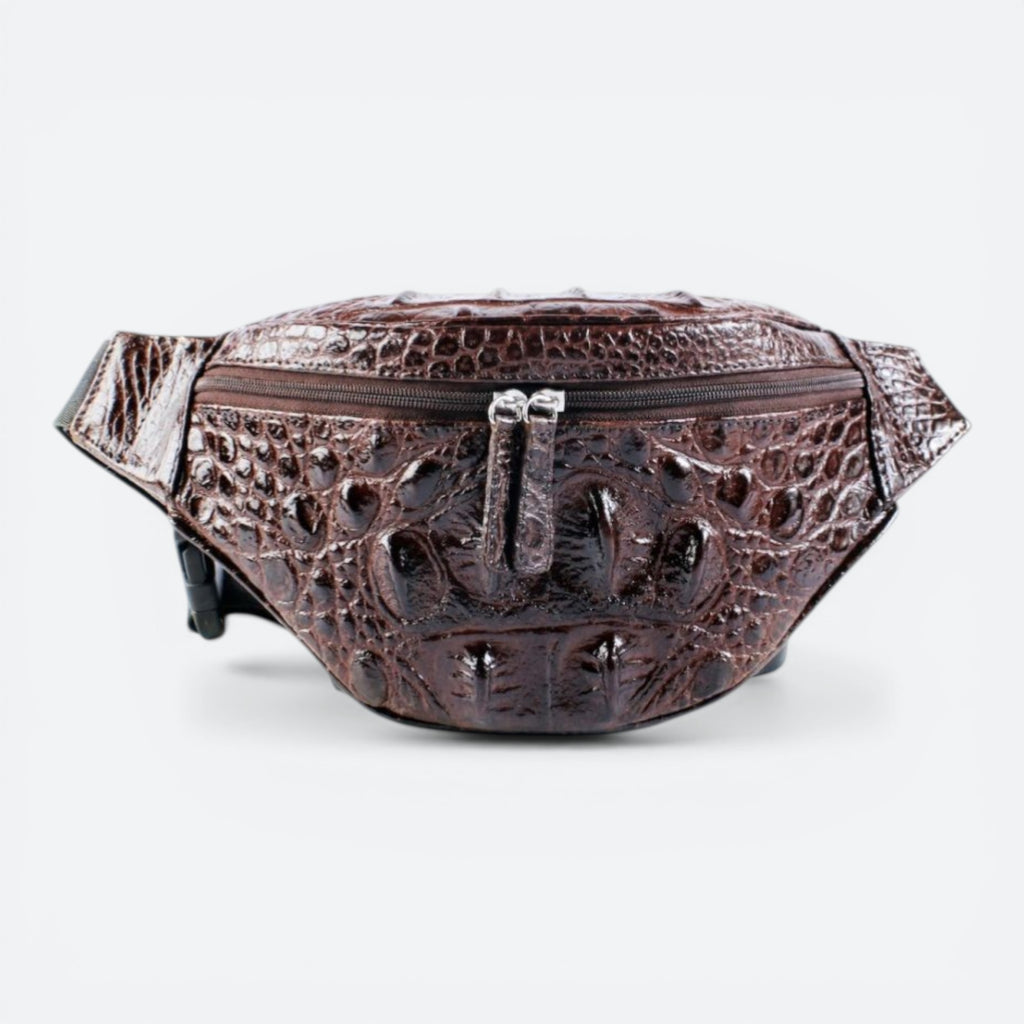 dark brown wolf fanny pack
