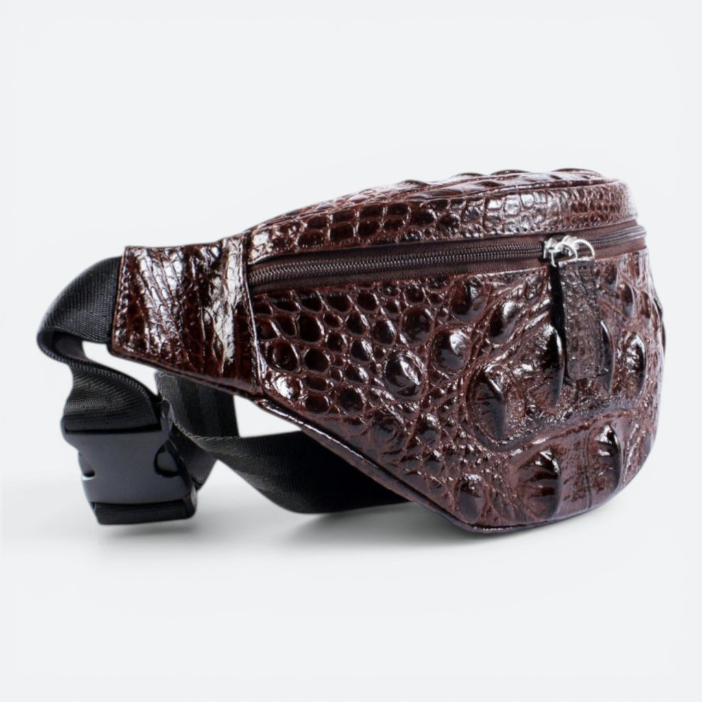 Dark Brown Wolf Fanny Pack