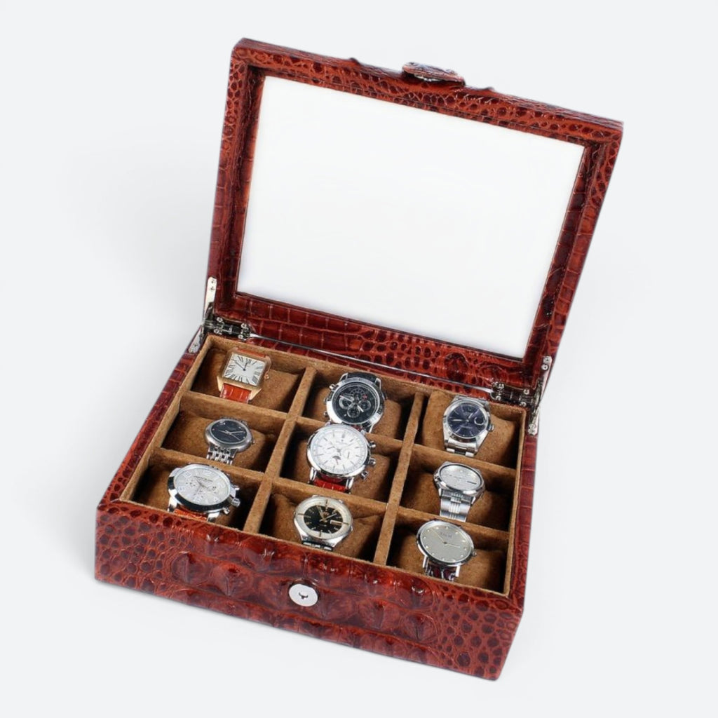 Caja de reloj exótica