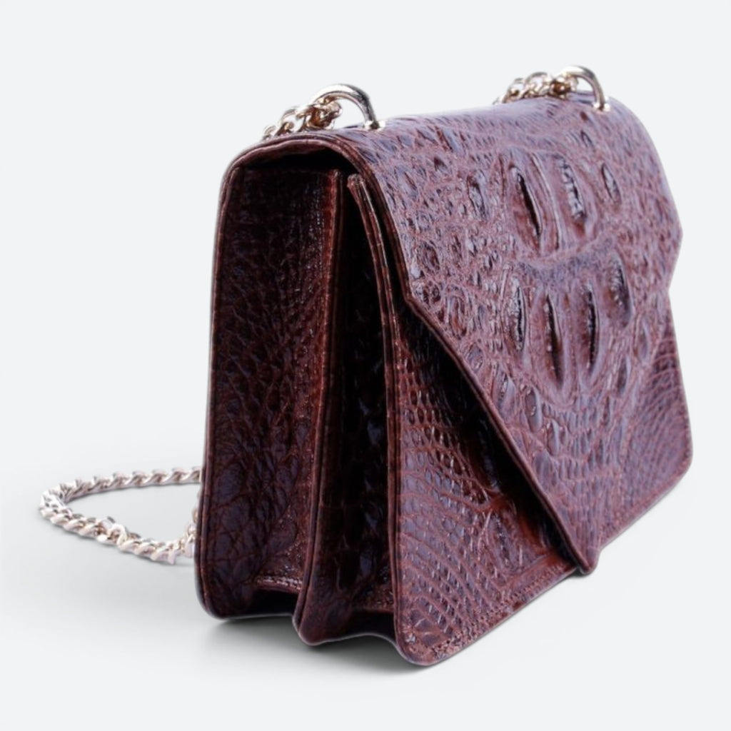 Dark Brown Black Clutch Bag