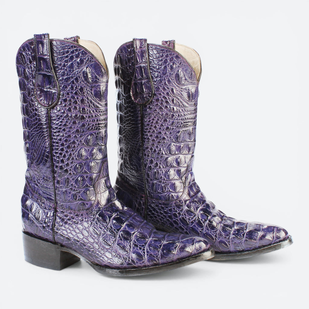 mens purple dress boots Stacy Adams Shoes Madison Cap Toe Lace Up Boot Purple Size 12