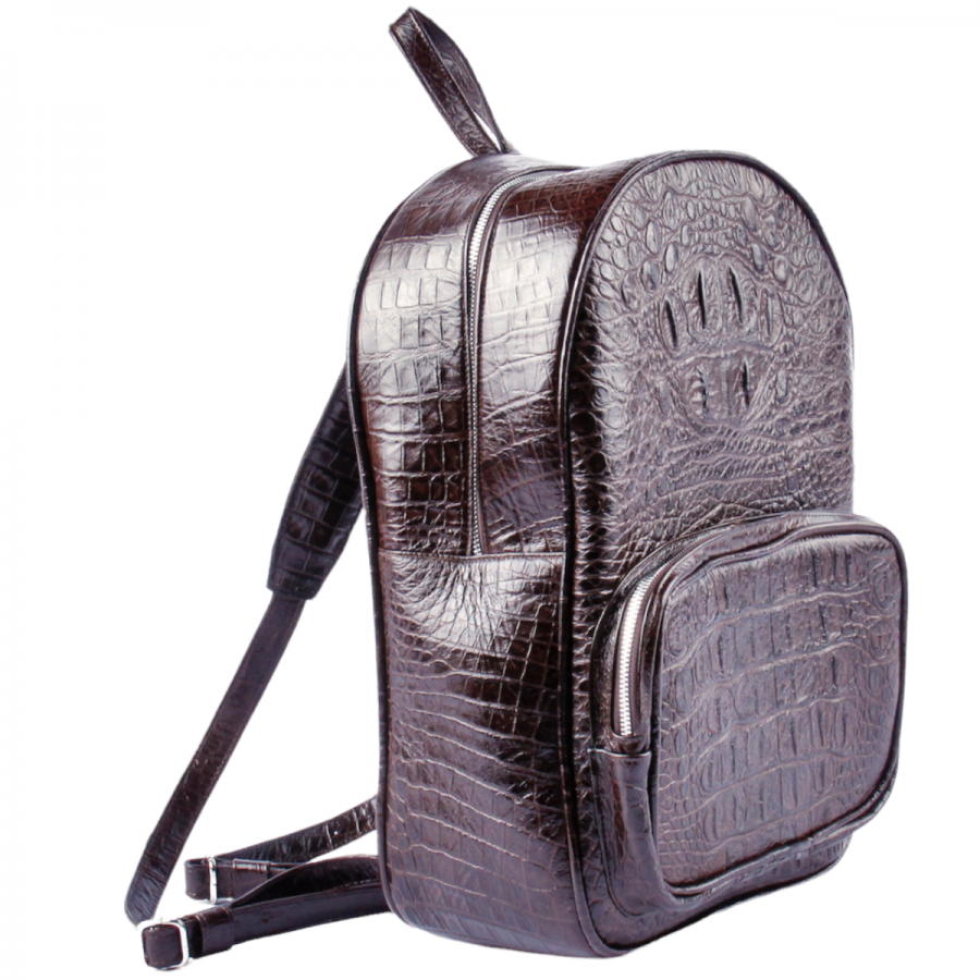 Crocodile leather backpack online